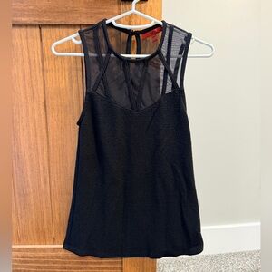 Red by BKE Women’s Black Mesh Tank Top Size XS